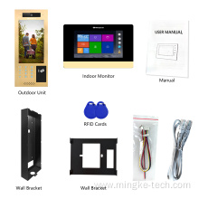 High Quality Video Intercom Waterproof Doorbell 10.1" Screen